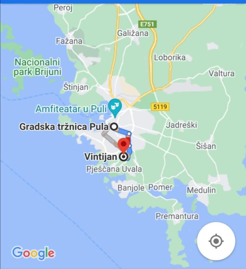 Ferienwohnung Cave With Free Parking Pula Exterior foto
